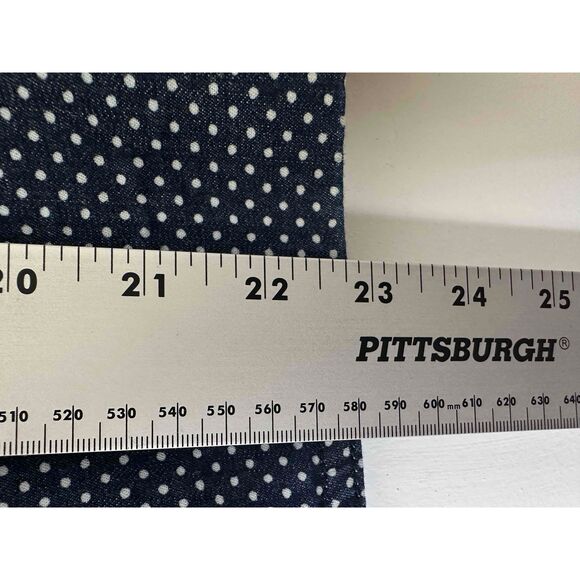 J.Crew Jacket Womens Size 6 Blue White Blazer Polka Dot Two Button Schoolboy - Picture 9 of 12